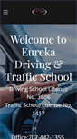 Mobile Screenshot of eurekadrivingandtrafficschool.com